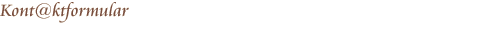 Email Formular