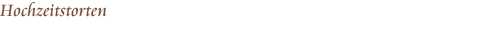 Hochzeitstorten
